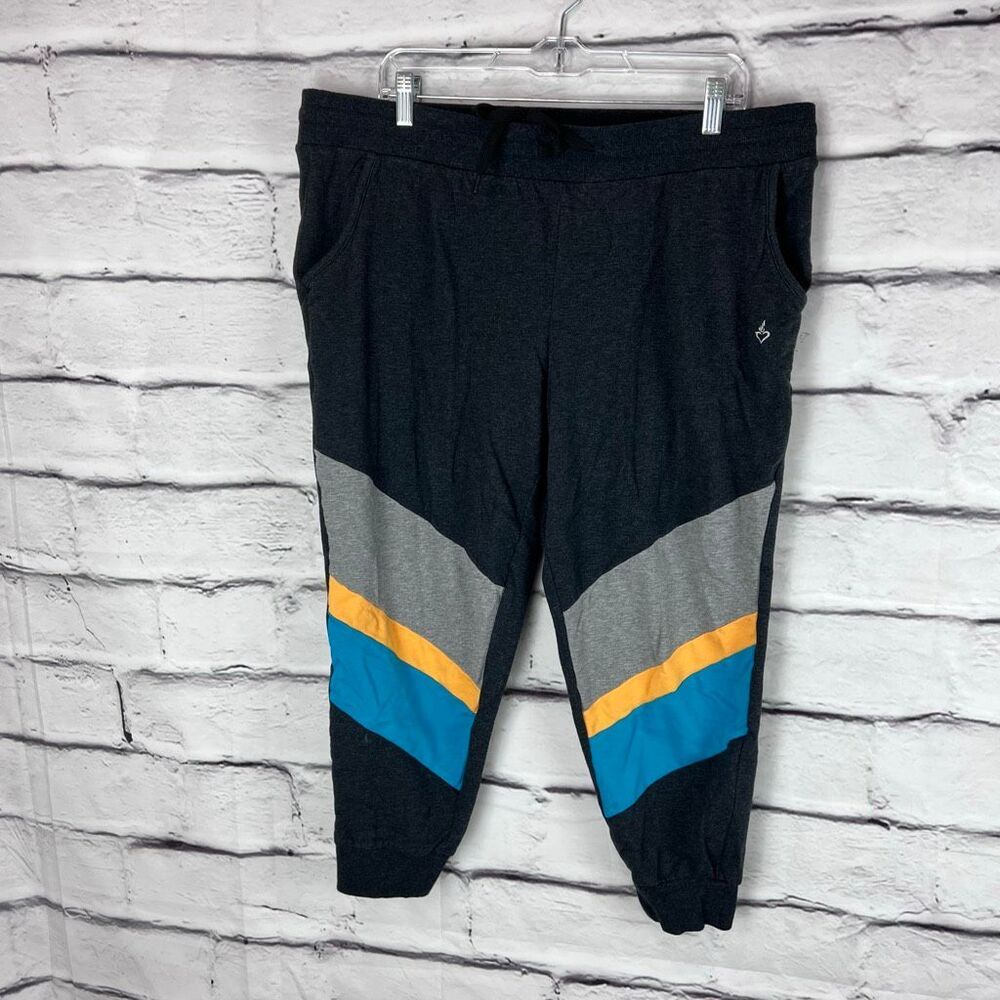 Torrid Colorblock Jogger Sweatpants Size 2 2X Plus Size Fleece Lounge Athletic C - Picture 2 of 8
